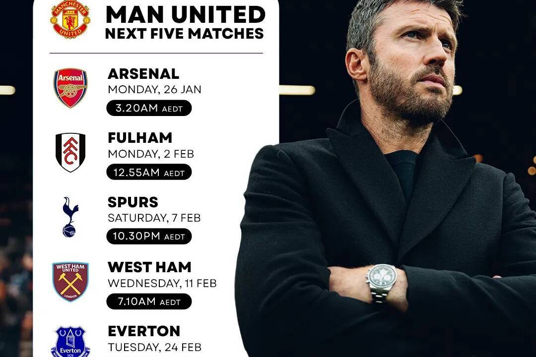 曼联战阿森纳仅两人伤缺！卡里克欲破不胜魔咒，穿黑衣复制林皇奇迹